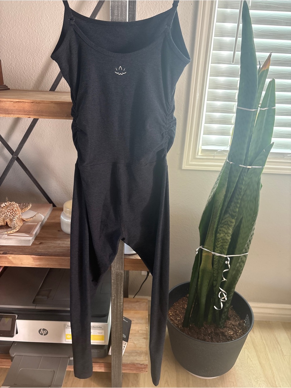 Beyond Yoga Beyond the Bump Uplevel Maternity Jumpsuit Sz S - Picture 2 of 4